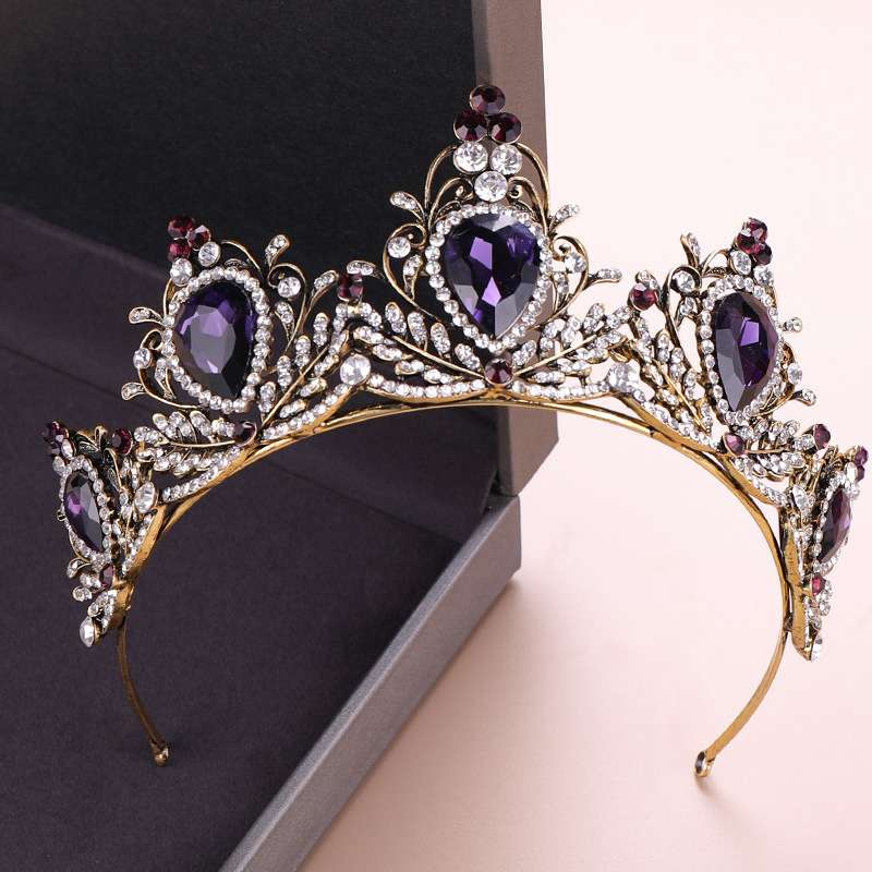 Event Suppliers - Elegant kroonhoofddeksel barok vintage tiara bruiloft