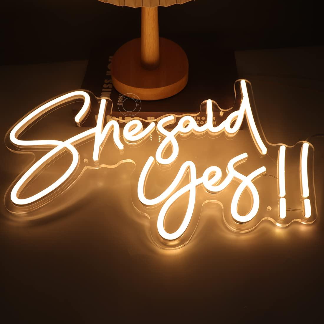 Ze zei ja neonreclame, USB-dim - Neon Sign Party recensie en prijs