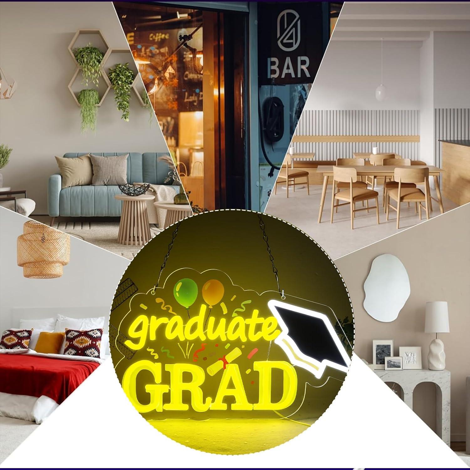 Neonreclame 'Graduate Grad' me - Neon Sign Party recensie en prijs