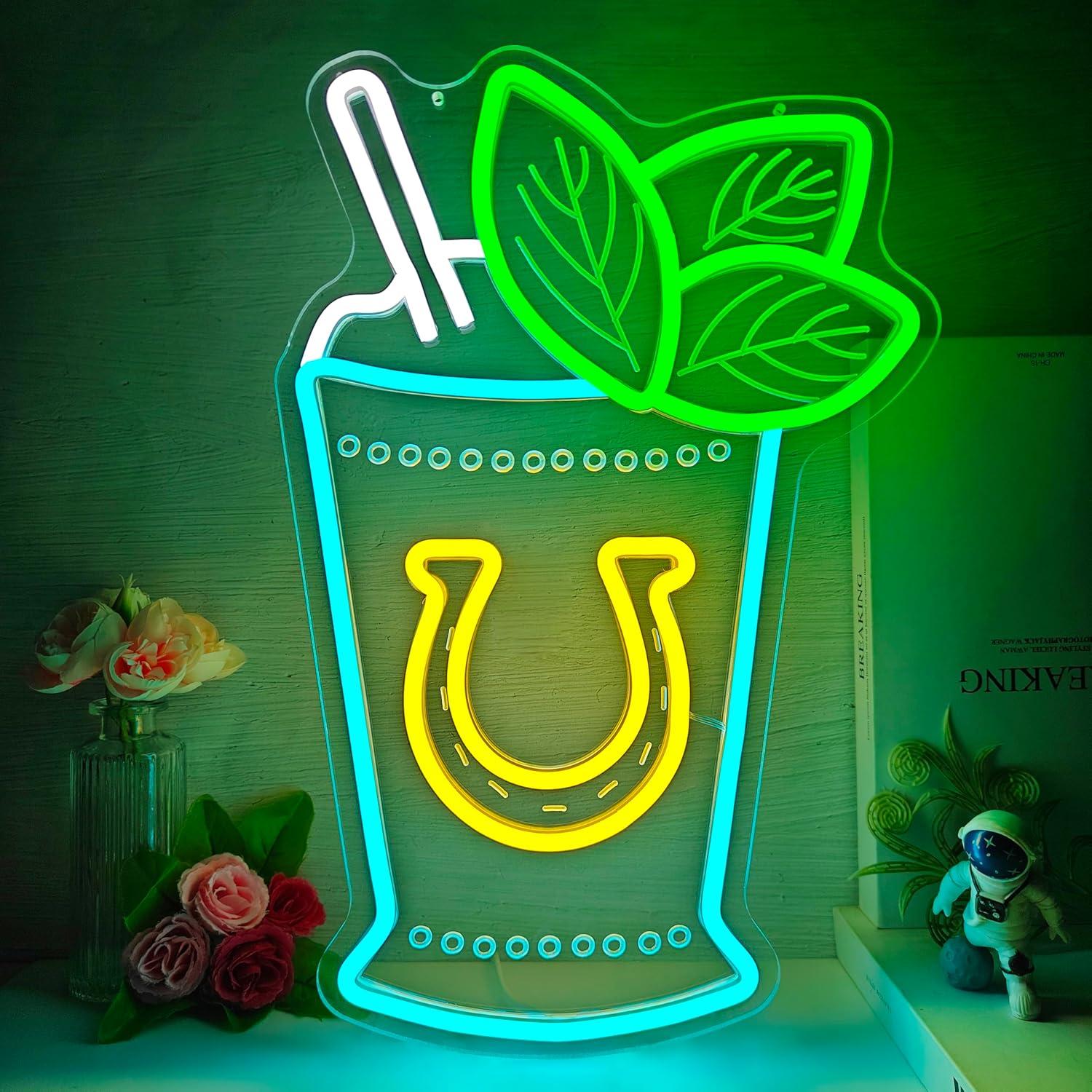 Het neonreclamebord met de tek - Neon Sign Party recensie en prijs