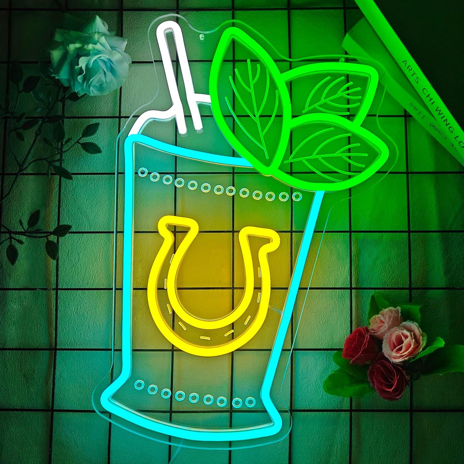Het neonreclamebord met de tek - Neon Sign Party recensie en prijs