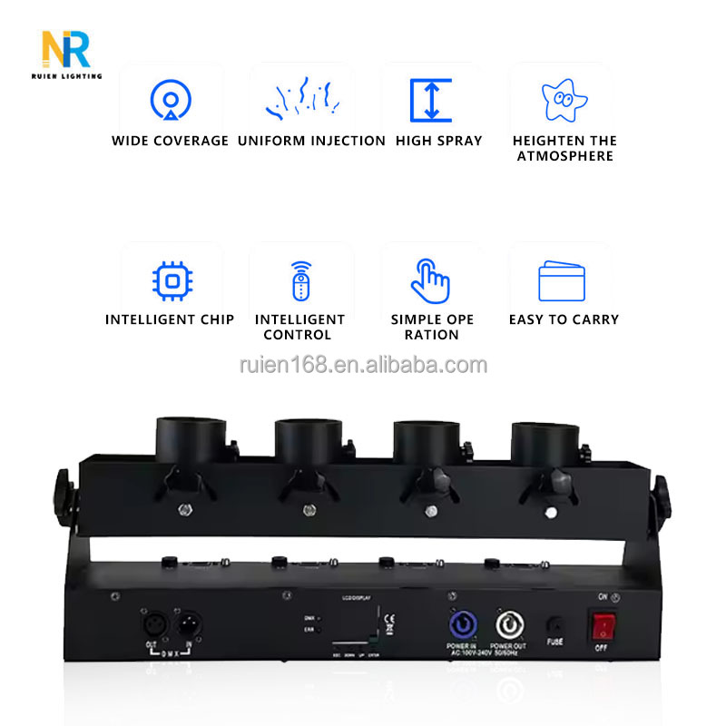 DMX 512 Vierbuis Confettimachi - Confetti Cannon Tube recensie en prijs