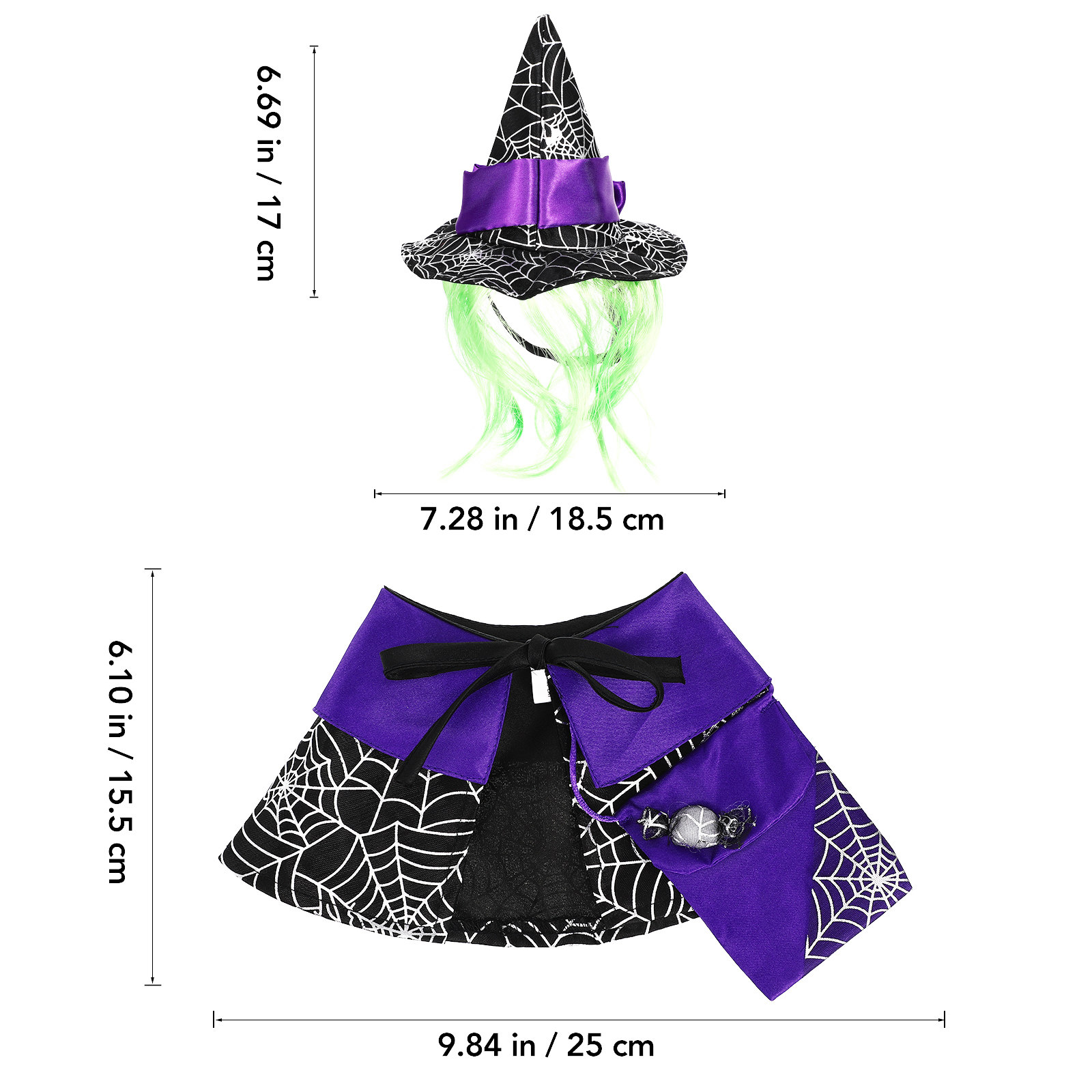 1 set Halloween-kattenkostuum: - Party Hat Cone recensie en prijs