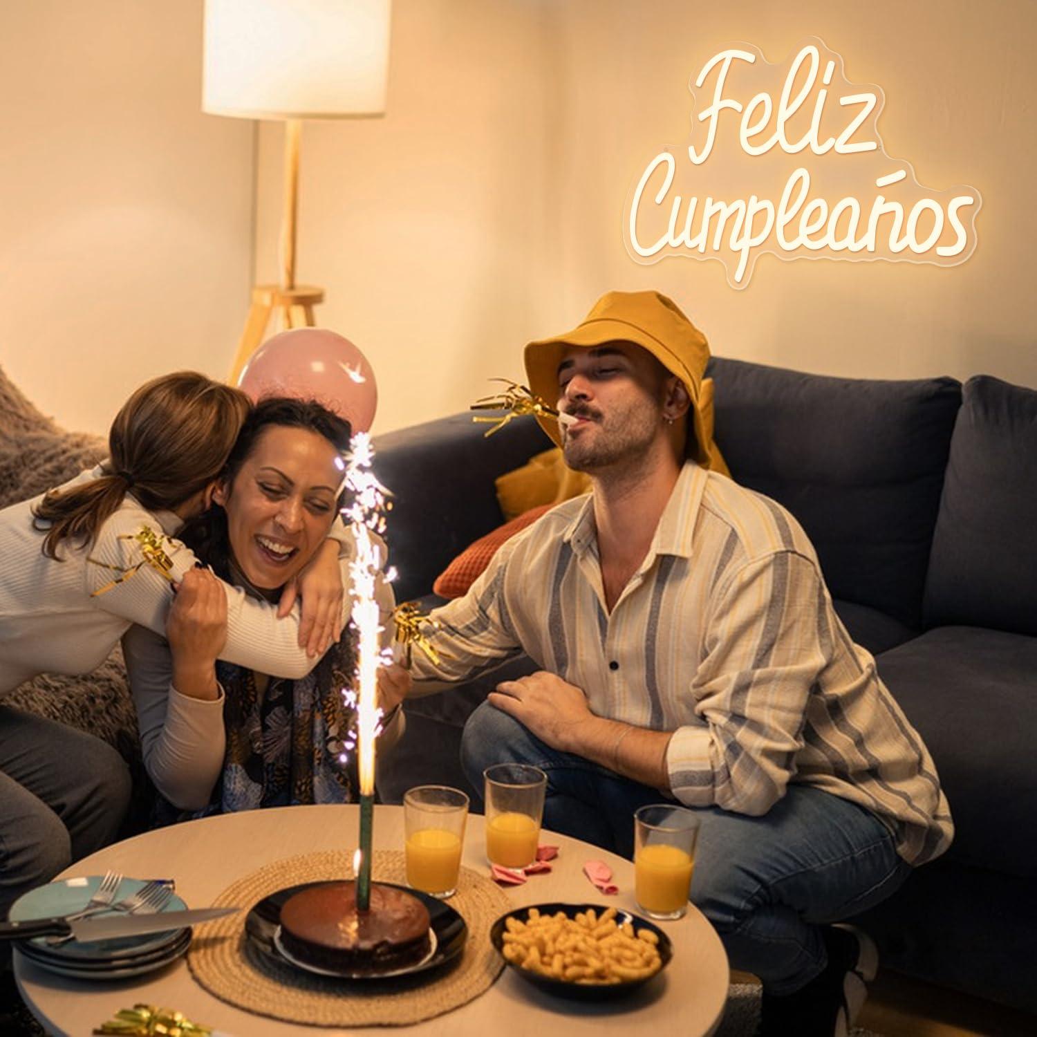 Feliz Cumpleanos Neonreclame,  - Neon Sign Party recensie en prijs