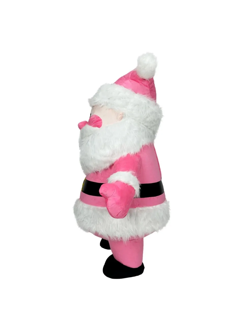 Roze opblaasbaar kerstmankostu - Event Party recensie en prijs