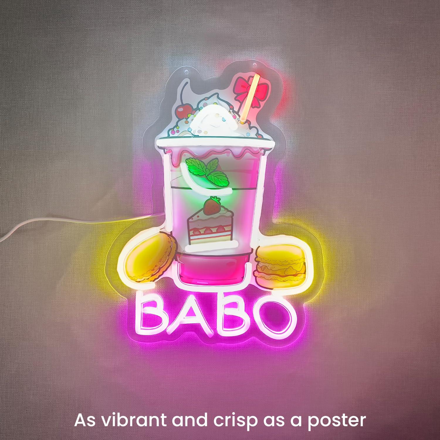 Boba Neonreclameverlichting, B - Neon Sign Party recensie en prijs