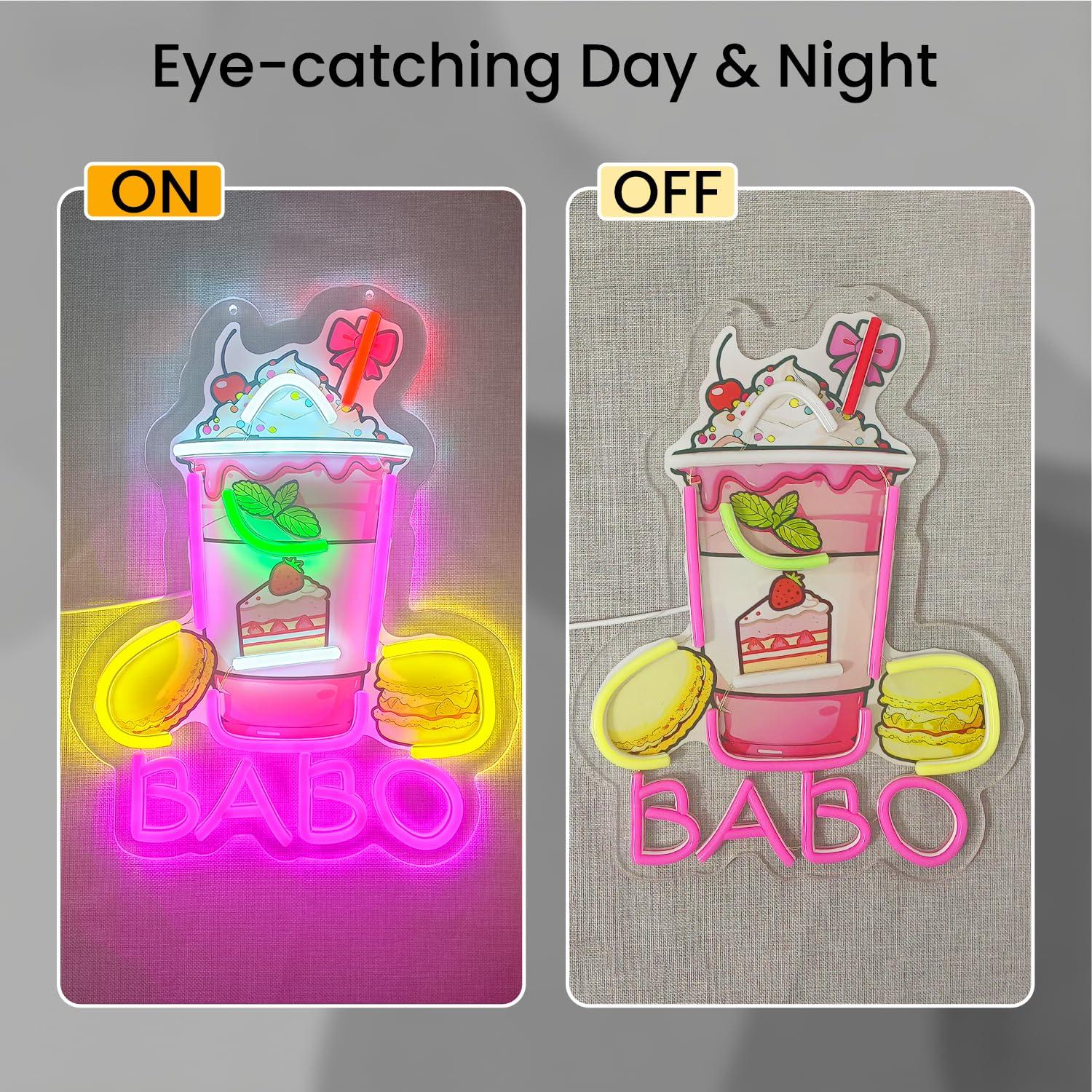 Boba Neonreclameverlichting, B - Neon Sign Party recensie en prijs