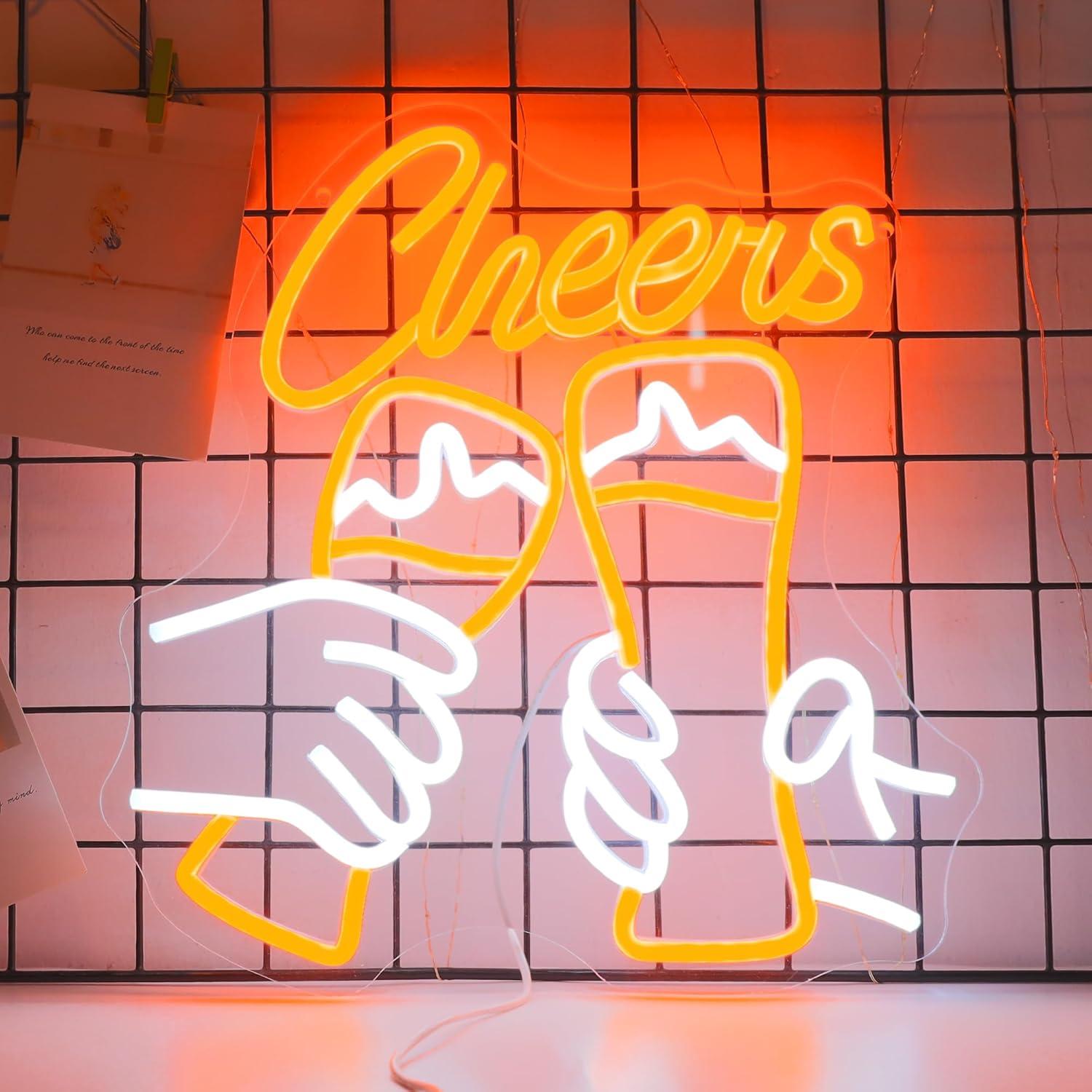 Cheers Cocktail Neonbord USB D - Neon Sign Party recensie en prijs